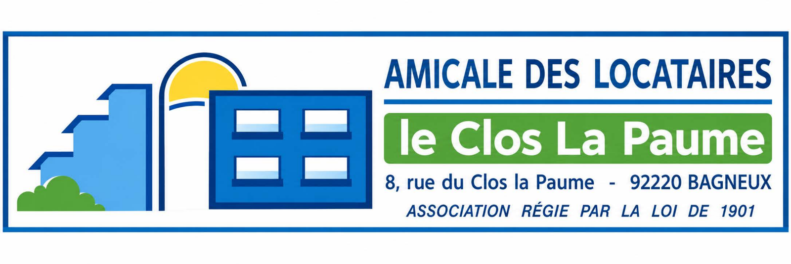 Amicale des locataires le Clos La Paume – 8, rue du Clos la Paume – 92220 Bagneux – Association régie par la loi de 1901